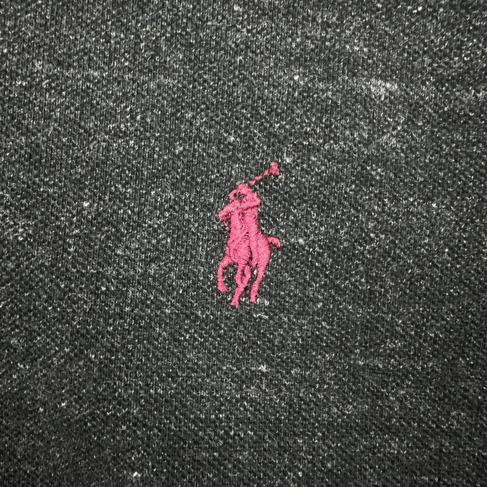 Polo Ralph Lauren Polo Shirt Mens 3XB Big Gray Short Sleeve Cotton Golf Red Pony
